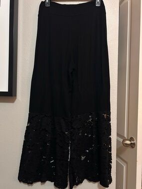Wide Leg Lace Palazzo Pants